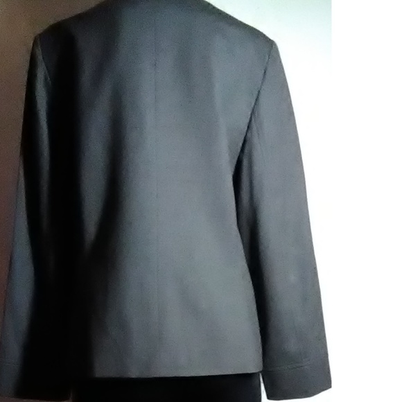 Kasper Kasper  & Company Dk Gray Wool Blazer - Picture 4 of 5